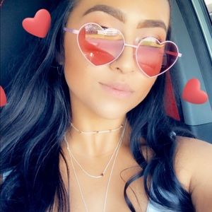 Heart quay sunglasses